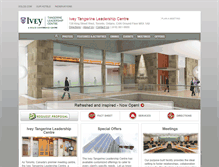 Tablet Screenshot of iveytangerineleadershipcentre.com